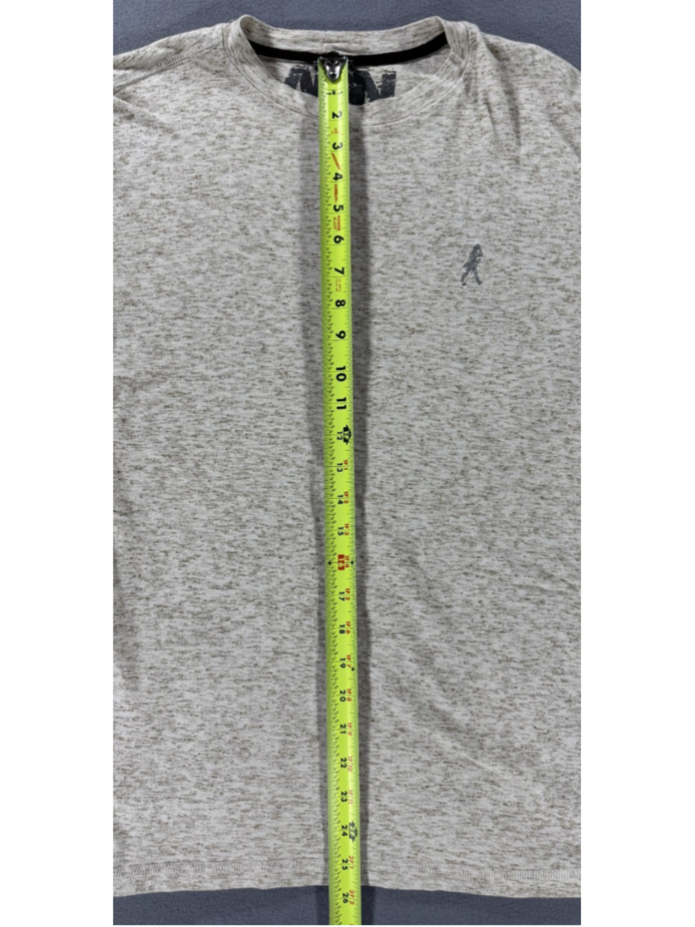ADN Adiccion Mens G/L Gray Heather Long Sleeve Graphic T-Shirt Mexico Made - Picture 12 of 15